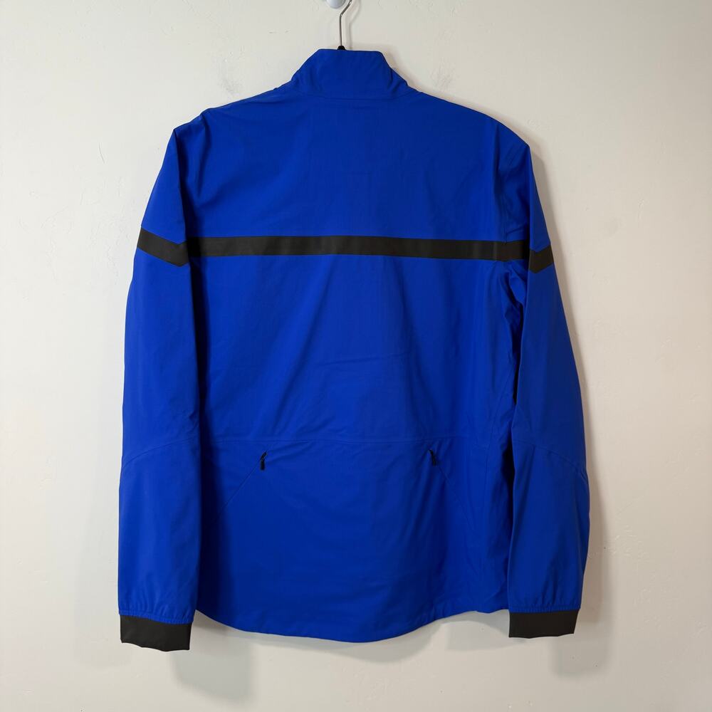 Aether Mens Pace Jacket Cycling Waterproof Royal Blue NEW Large Shell Reflective - Picture 7 of 8